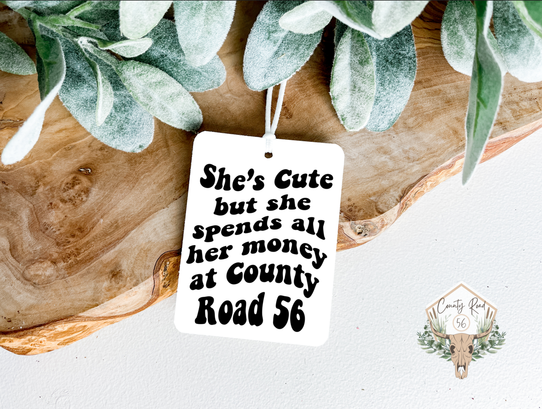 She's Cute Felt Freshie